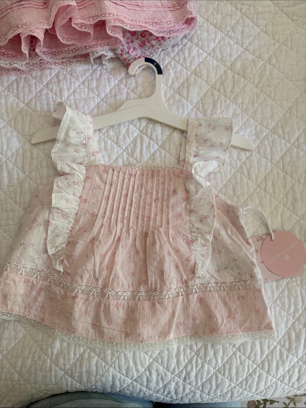 Kids Pink Ruffled Top
